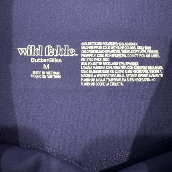 NWT Wild Fable Purple ButterBliss Biker Shorts in Size Medium - Picture 5 of 5